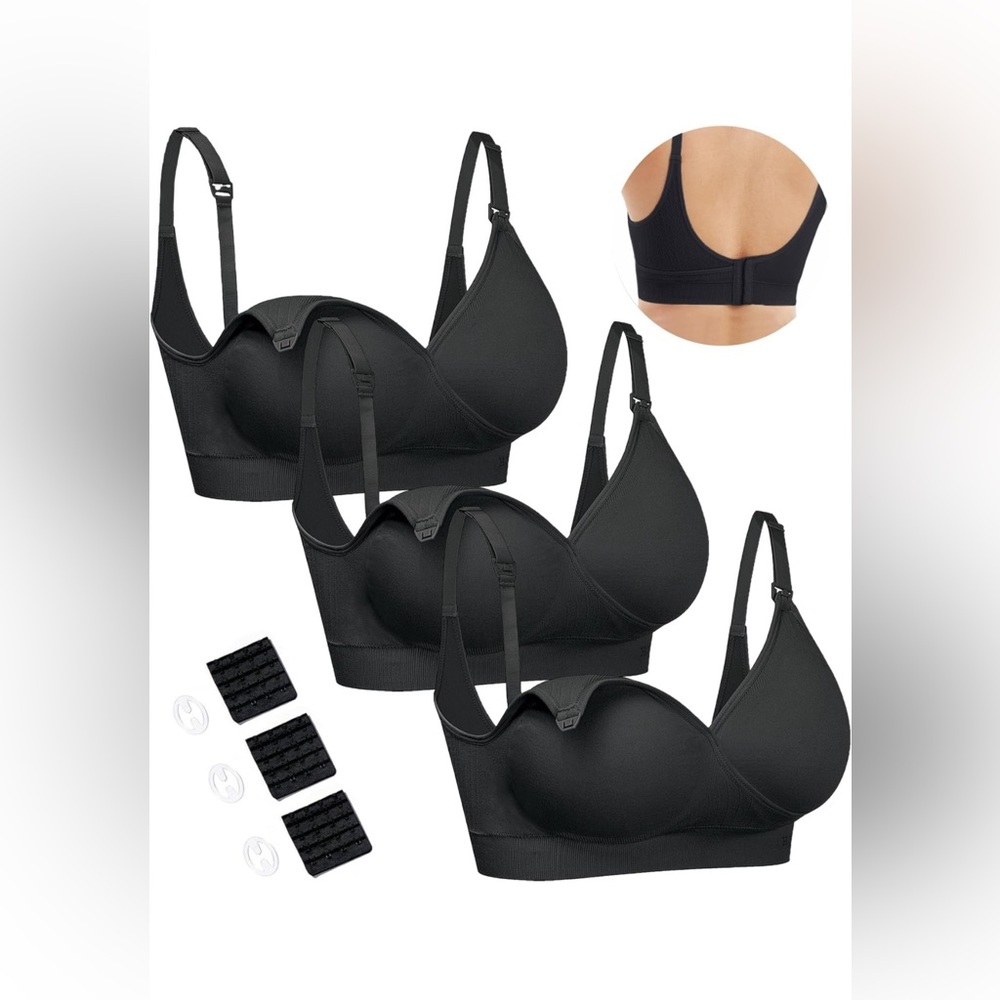 Black Nursing Bras